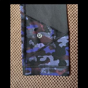 Purple Camo Lululemon Leggings Size Small